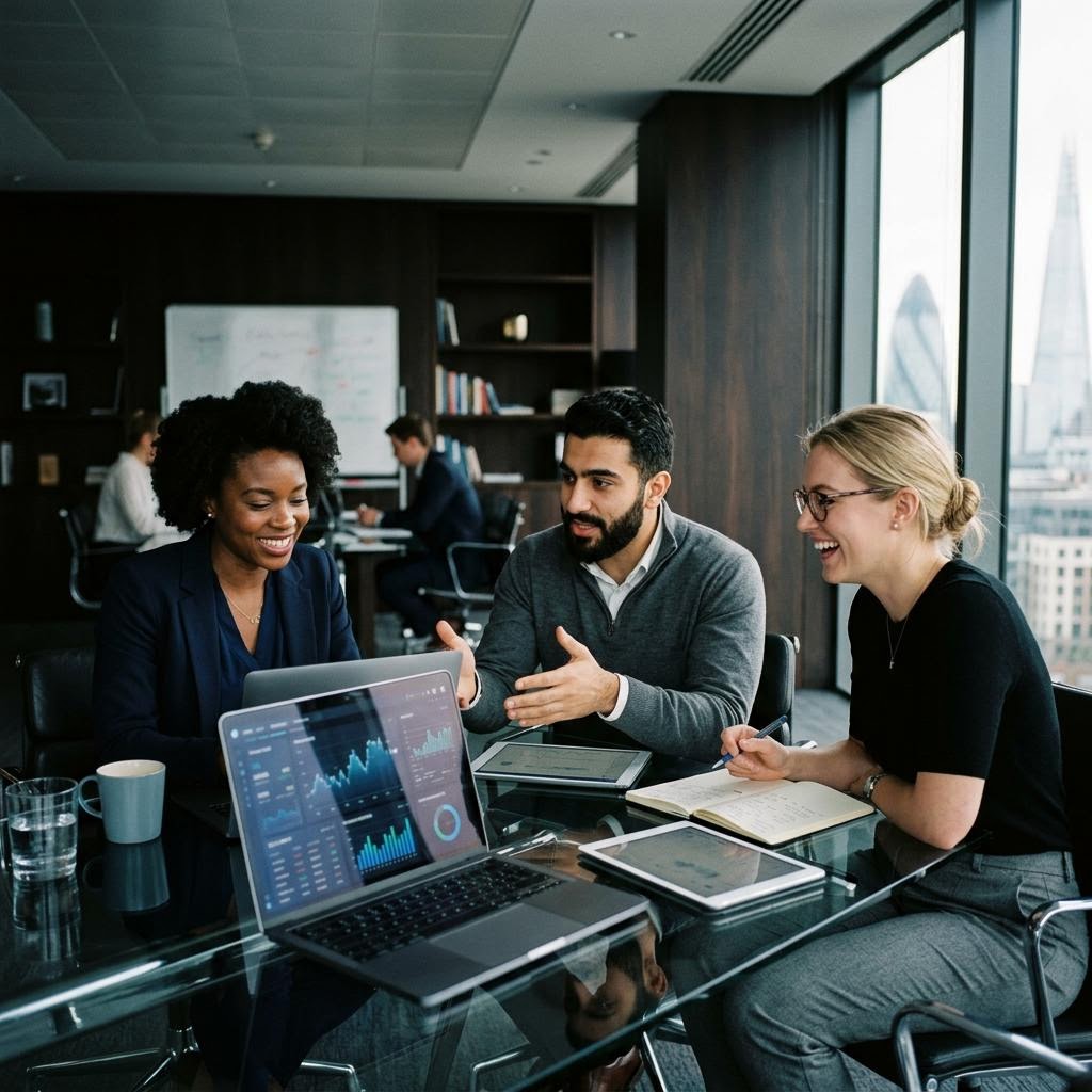 Das Analystenteam von Eisen Vermolt bei der Systemüberwachung